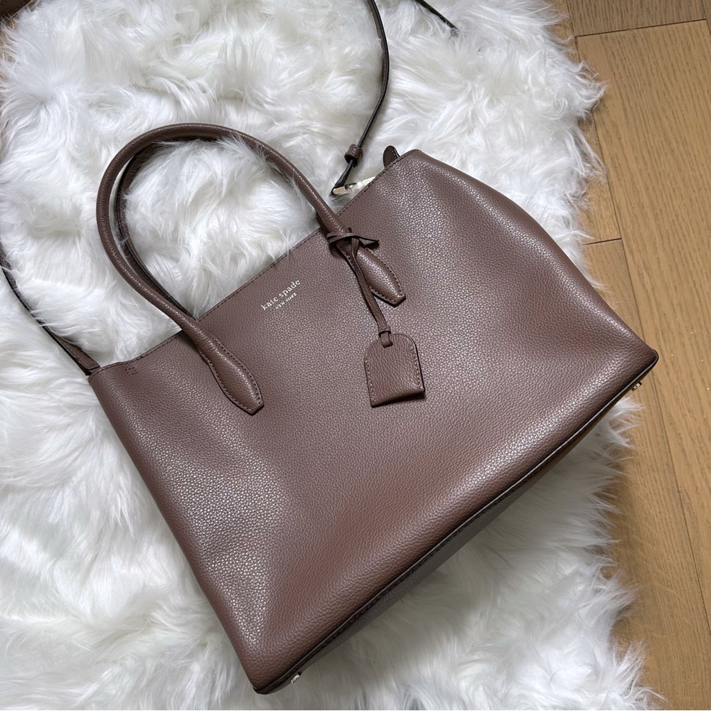 Kate Spade New York Eva Medium Satchel in Light Walnut